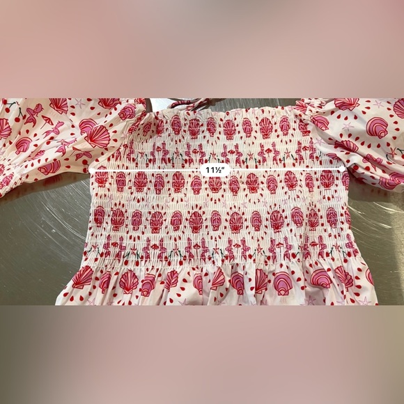 Hill House Athena Nap mermaid Babydoll Ruffle Trim Mini Dress XS - Picture 7 of 7